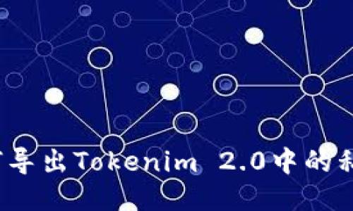 如何导出Tokenim 2.0中的私钥？