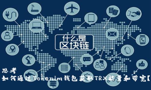 思考  
如何通过Tokenim钱包获取TRX能量和带宽？