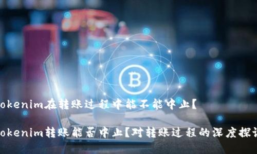 tokenim在转账过程中能不能中止？

Tokenim转账能否中止？对转账过程的深度探讨