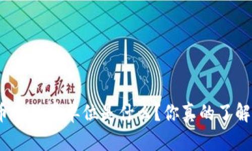 : 虚拟币的数量单位是什么？你真的了解它们吗？